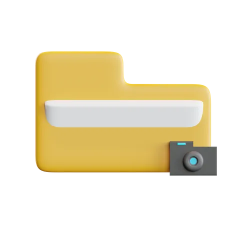 Camera Folder  3D Icon