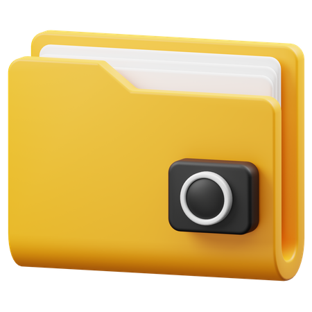 Camera Folder  3D Icon