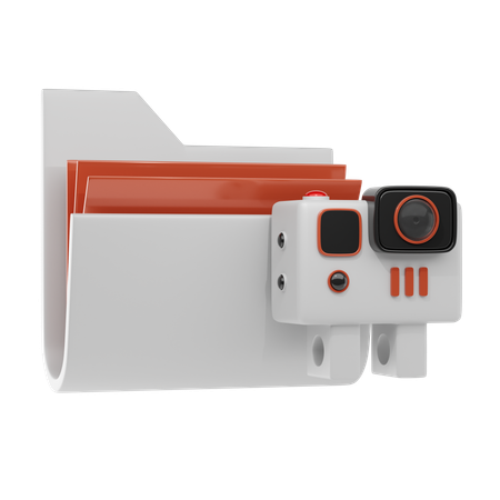 Camera Folder  3D Icon