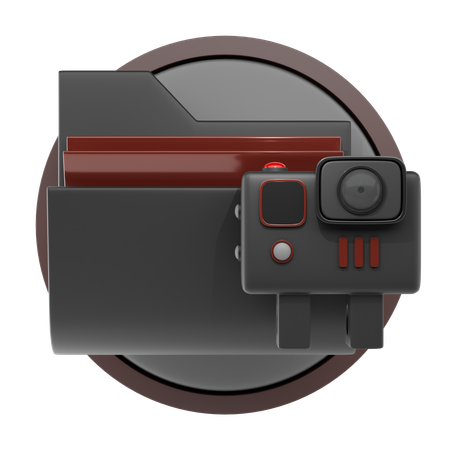 Camera Folder  3D Icon