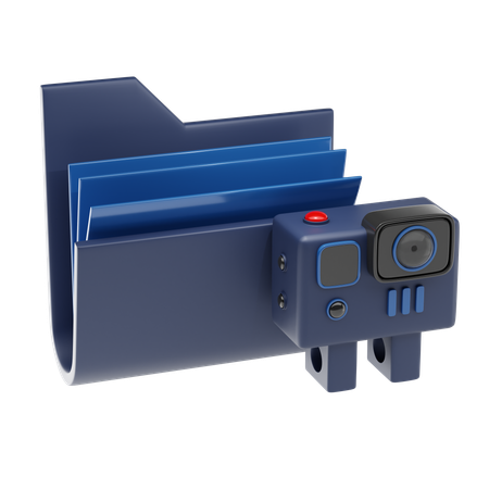 Camera Folder  3D Icon