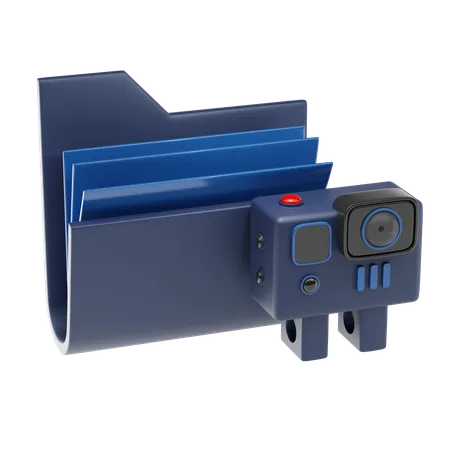 Camera Folder  3D Icon