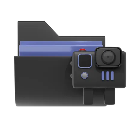 Camera Folder  3D Icon