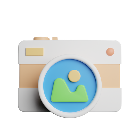 Câmera fotografica  3D Icon