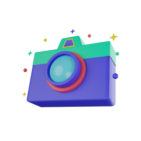 Câmera fotografica  3D Icon