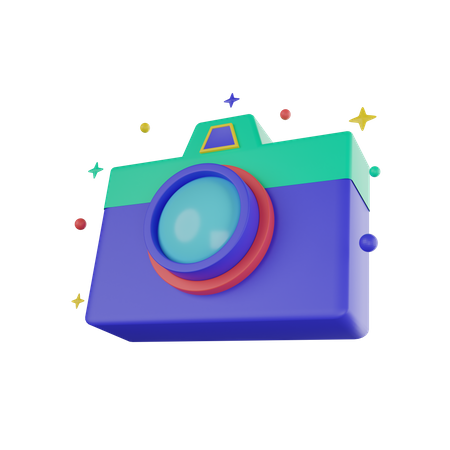 Câmera fotografica  3D Icon