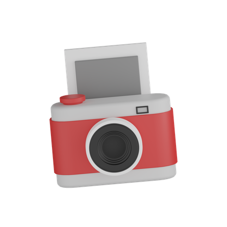 Câmera fotográfica instantânea  3D Icon