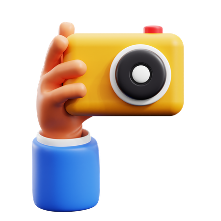 Camera Holding Hand Gestures  3D Icon