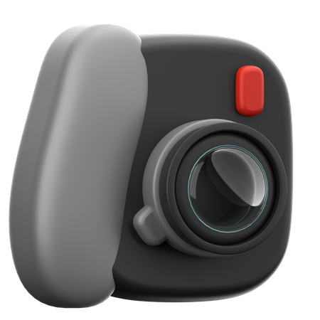 Câmera instantânea  3D Icon