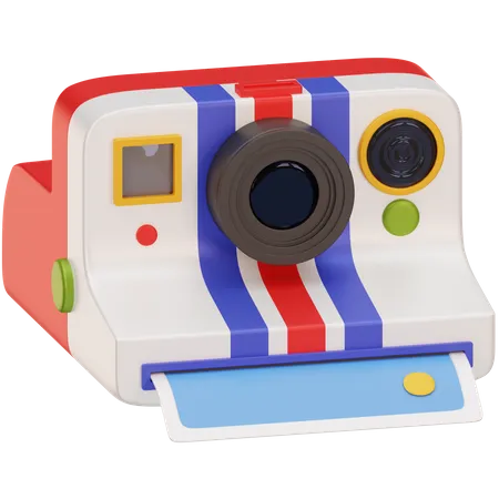 Câmera instantânea  3D Icon