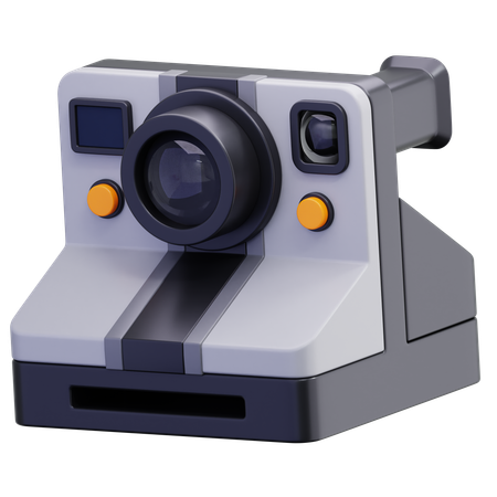 Câmera instantânea retrô  3D Icon