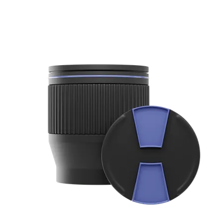 Lens Camera 3 D Icon And Illustration 3D Icon