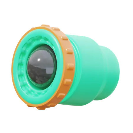 Camera Lens  3D Icon