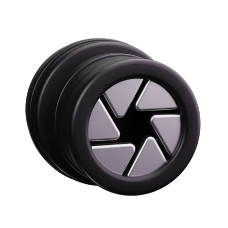 Camera Lens  3D Icon