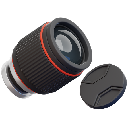 Camera Lens  3D Icon