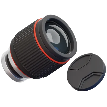 Camera Lens  3D Icon