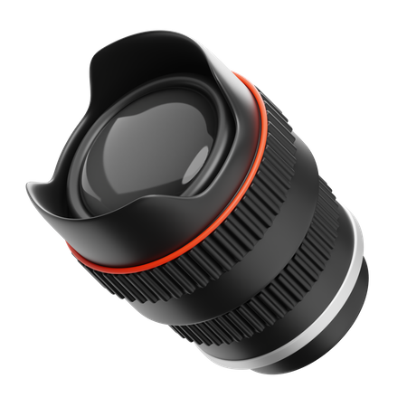 Camera Lens  3D Icon