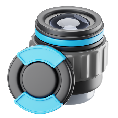 Camera Lens  3D Icon