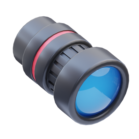 Camera Lens  3D Icon