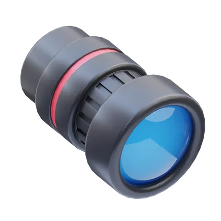 Camera Lens  3D Icon