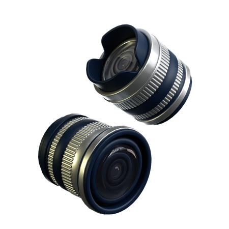 Camera Lens  3D Icon