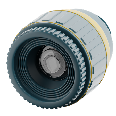 Camera Lens  3D Icon