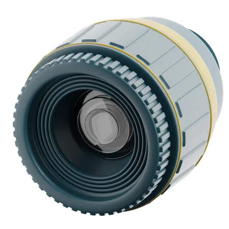 Camera Lens  3D Icon