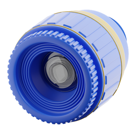 Camera Lens  3D Icon