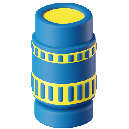 Camera Lens  3D Icon