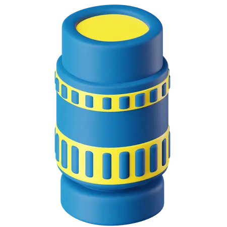 Camera Lens  3D Icon