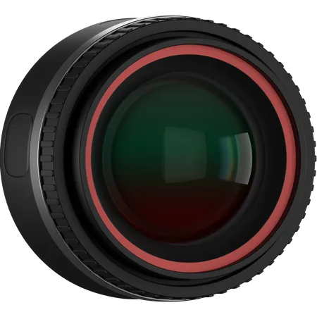 Camera Lens  3D Icon