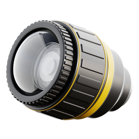 Camera Lens  3D Icon