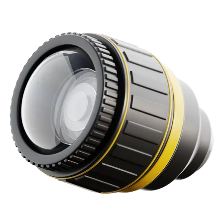 Camera Lens  3D Icon