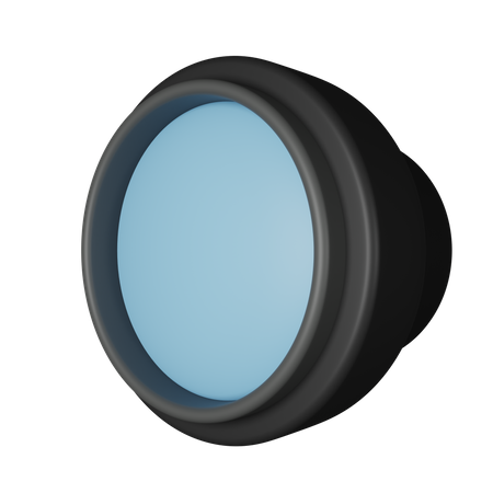 Camera Lens  3D Icon