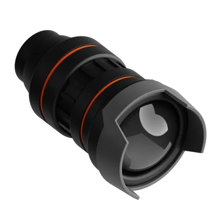 Camera Lens  3D Icon