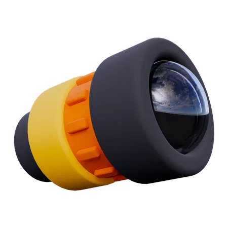 Camera Lens  3D Icon