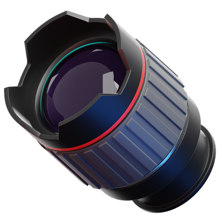 Camera Lens  3D Icon