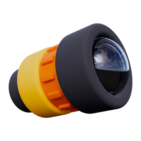 Camera Lens  3D Icon