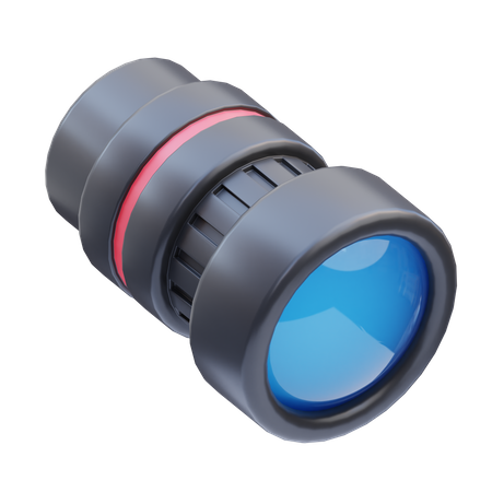 Camera Lens  3D Icon