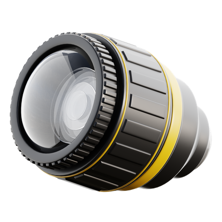 Camera Lens  3D Icon