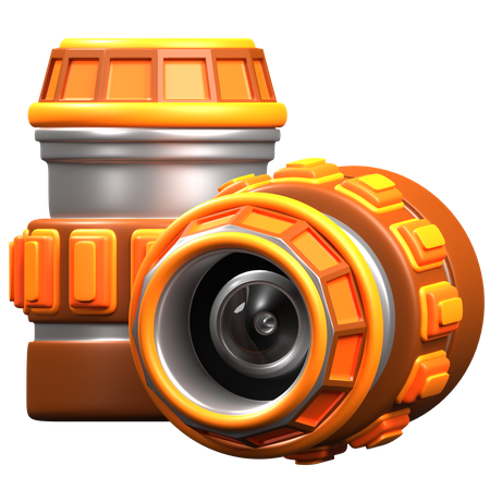 Camera Lens  3D Icon