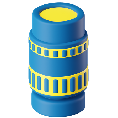 Camera Lens  3D Icon