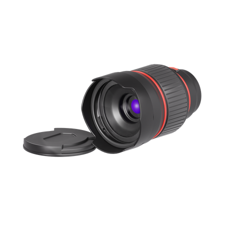Camera Lens  3D Icon