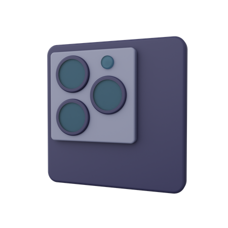 Camera Lens  3D Icon