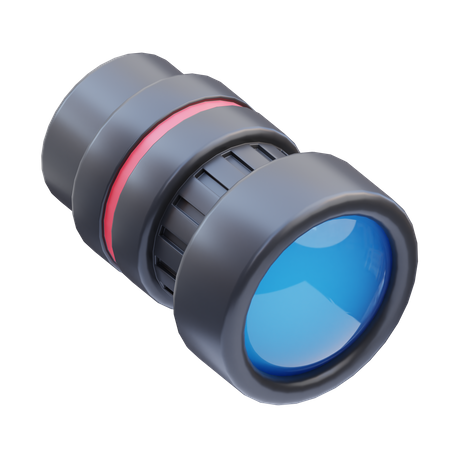 Camera Lens 3D Icon