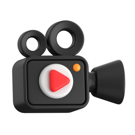 Camera Live  3D Icon