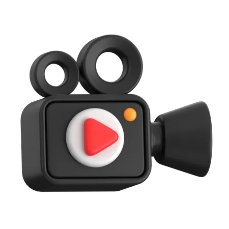 Camera Live  3D Icon