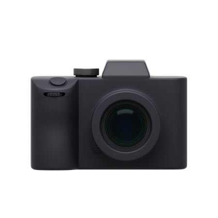 Appareil photo noir  3D Icon