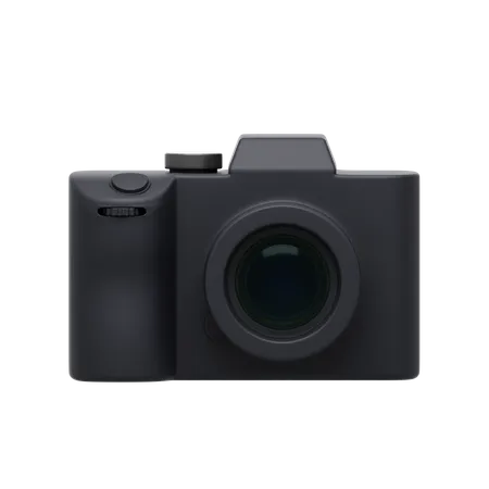 Appareil photo noir  3D Icon