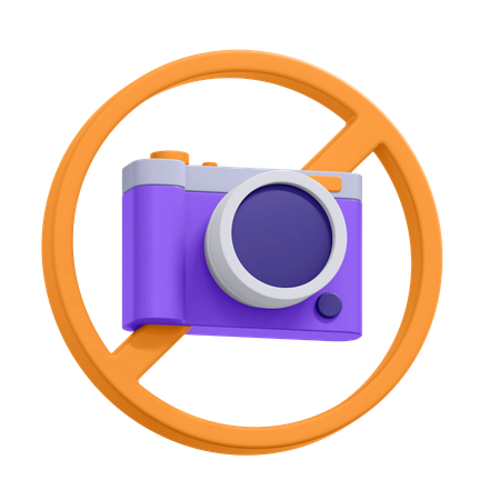 Camera Not Allowed  3D Icon